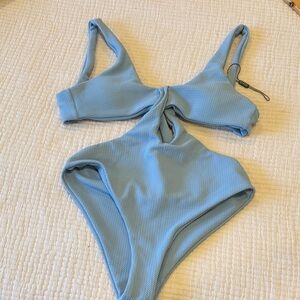 Zaful Black and White Logo Necklace